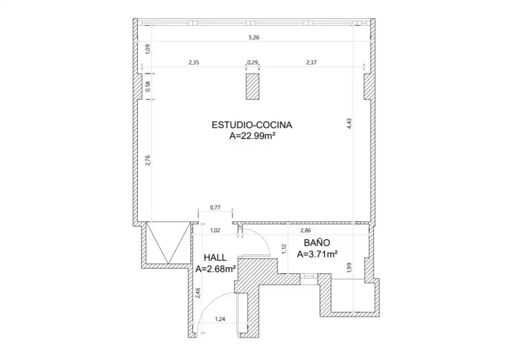 Estudi en venda en Madrid amb Calefacció