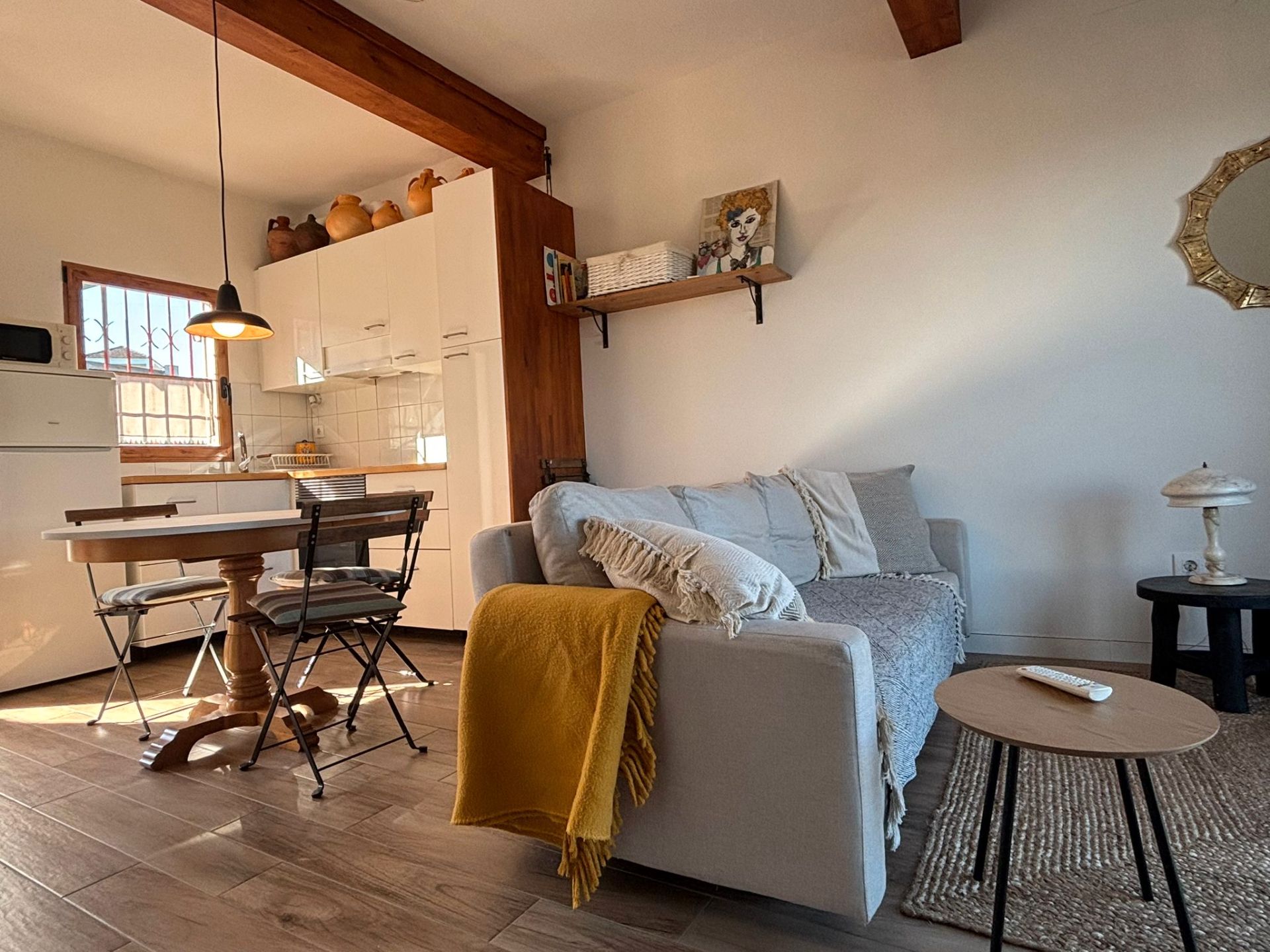 Living room of Flat for rent in San Cibrao das Viñas  with Furnished, Oven and Washing machine