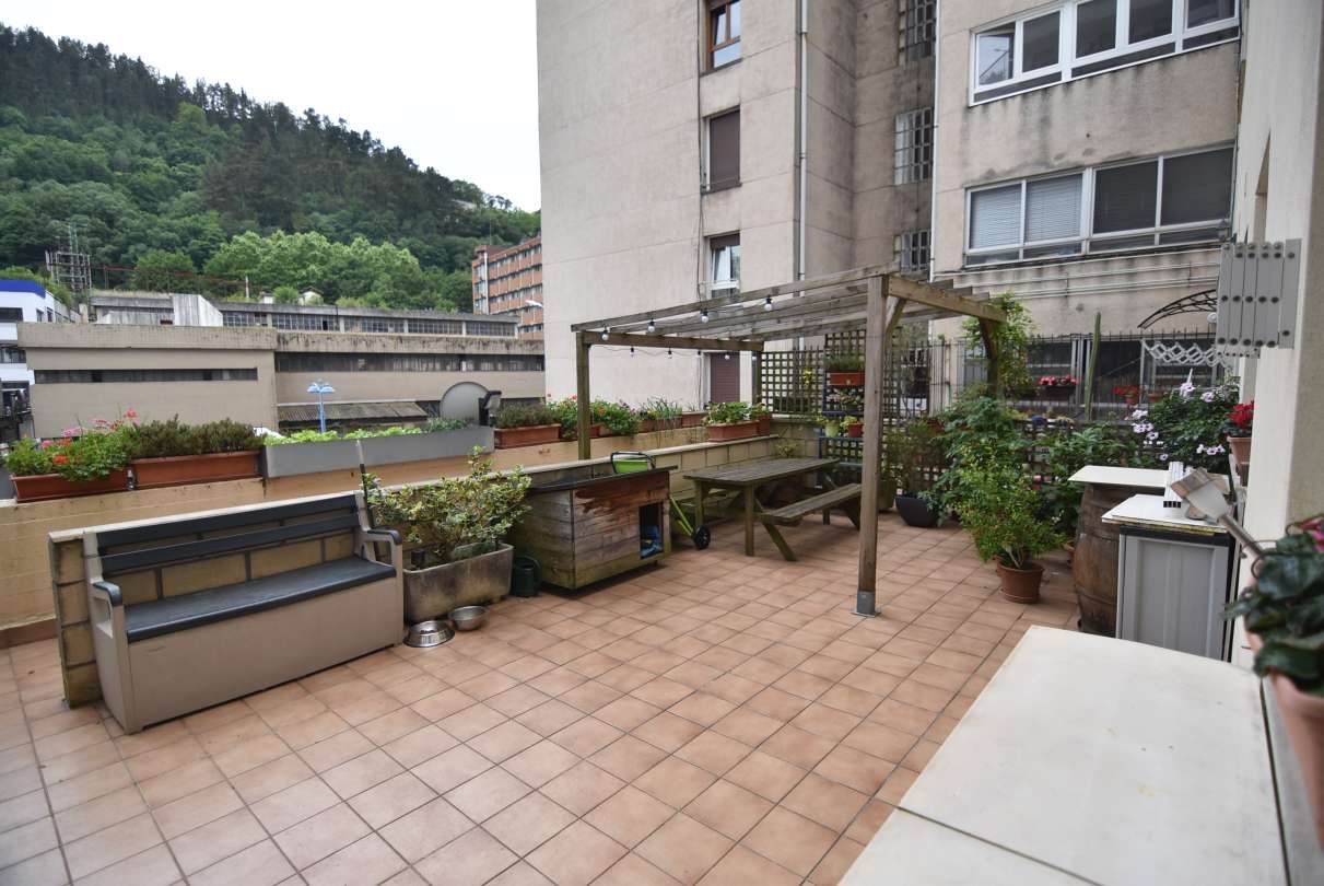 Terrace of Flat for sale in Eibar  with Heating, Terrace and Furnished