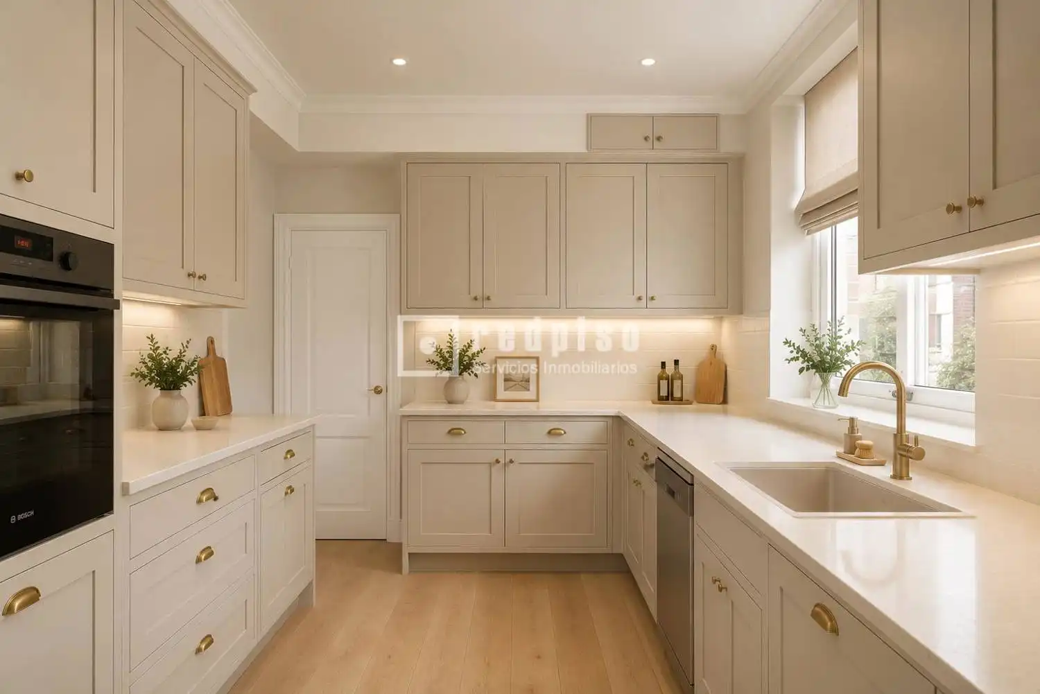 Cocina de Piso en venta en Madrid con Calefacción, Parquet y Terraza