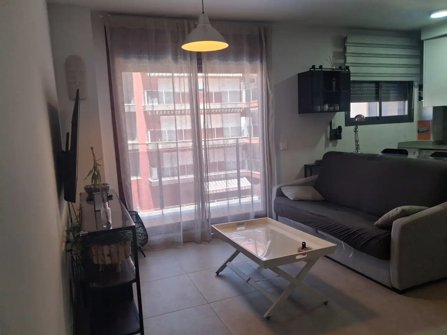 Wohnzimmer von Wohnung zur Miete in Benicarló mit Klimaanlage, Terrasse und Möbliert