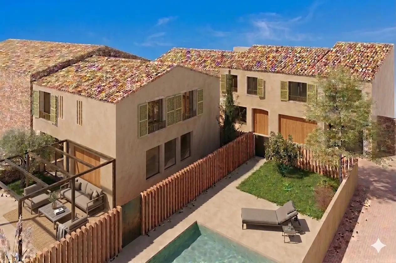 Vista exterior de Casa adosada en venta en Forallac con Aire acondicionado, Calefacción y Jardín privado