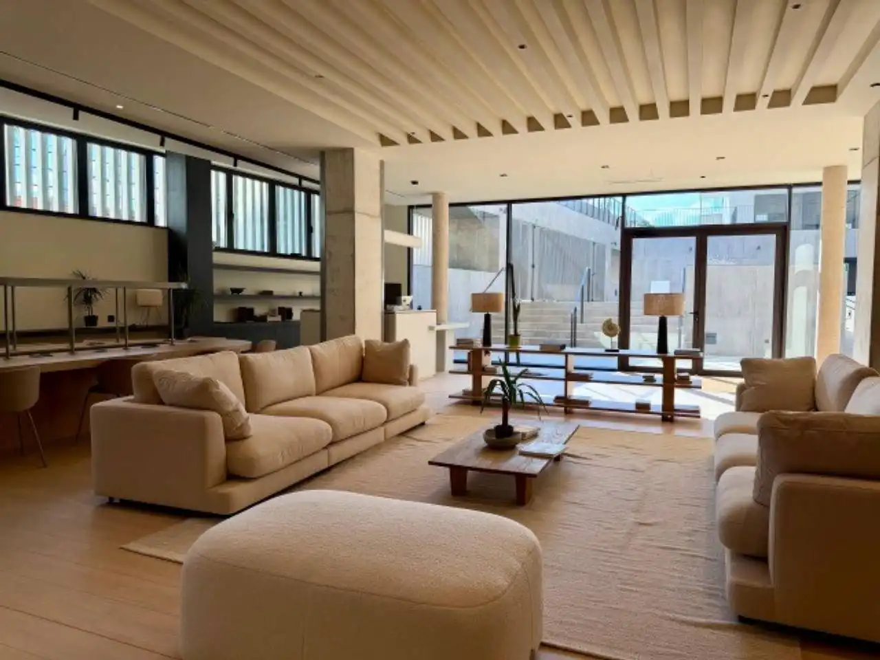 Living room of Flat for rent in Terrassa  with Air Conditioner, Heating and Parquet flooring