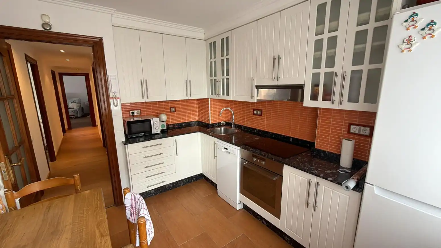 Kitchen of Flat for rent in Gijón   with Heating and Terrace