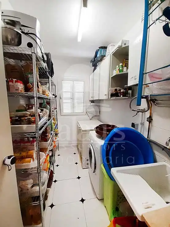 Cuina de Casa adosada en venda en Ciutadella de Menorca amb Calefacció i Piscina