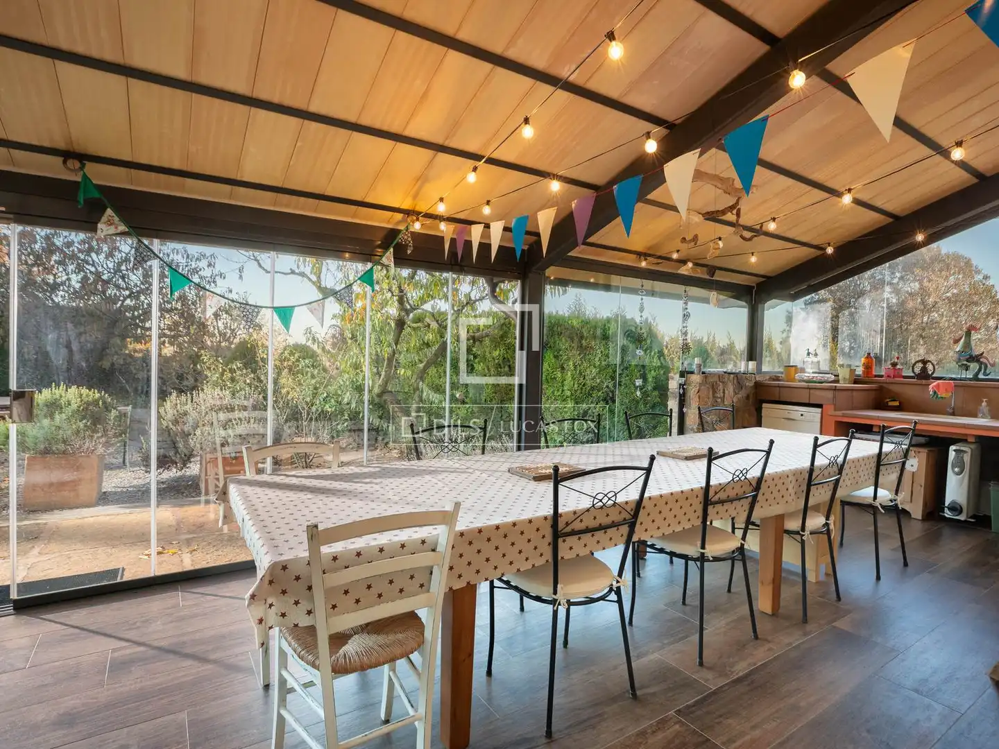 Terraza de Finca rústica en venta en Arbúcies con Aire acondicionado, Calefacción y Jardín privado