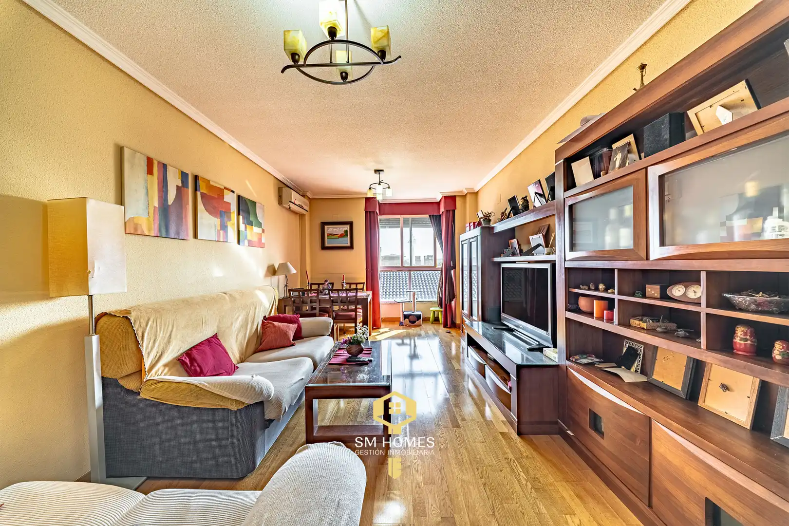 Living room of Flat for sale in Mejorada del Campo  with Air Conditioner, Heating and Storage room