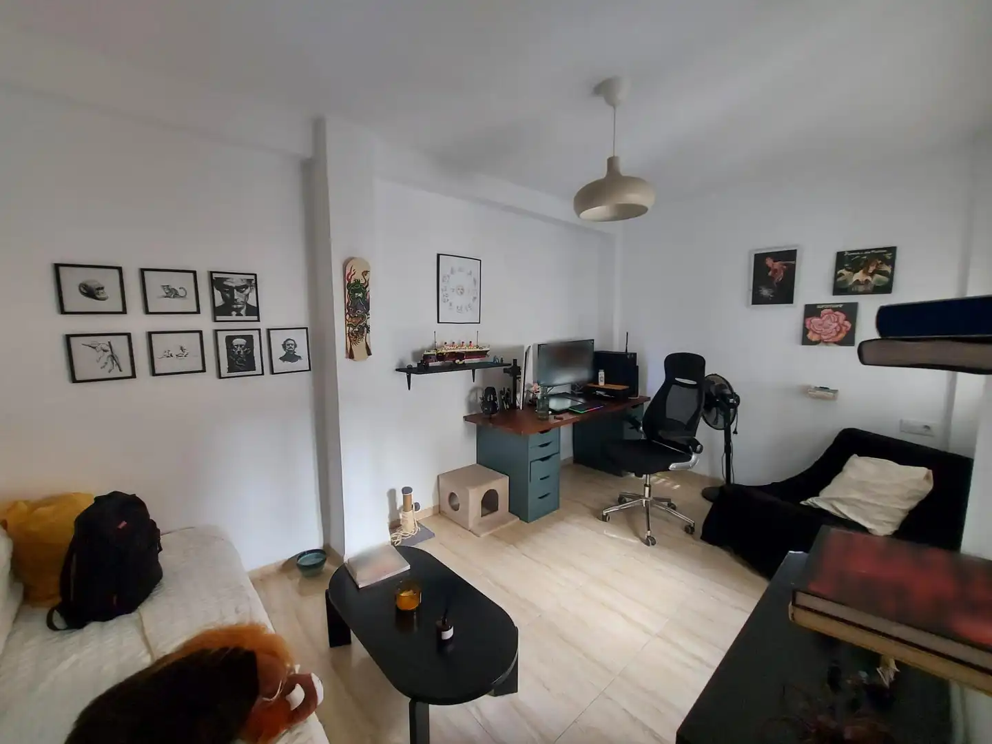 Sala d'estar de Àtic en venda en Córdoba amb Aire condicionat, Terrassa i Moblat