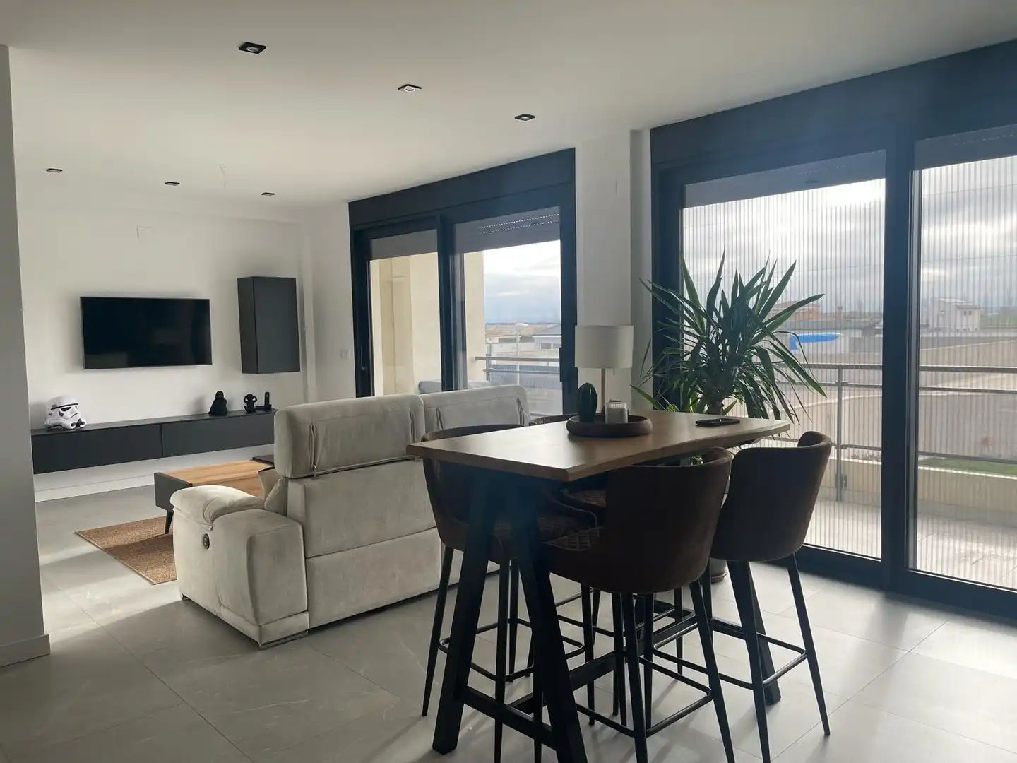 Sala d'estar de Casa o xalet en venda en Albacete amb Aire condicionat, Calefacció i Jardí privat