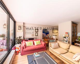 Living room of Duplex for sale in  Madrid Capital  with Air Conditioner, Heating and Terrace