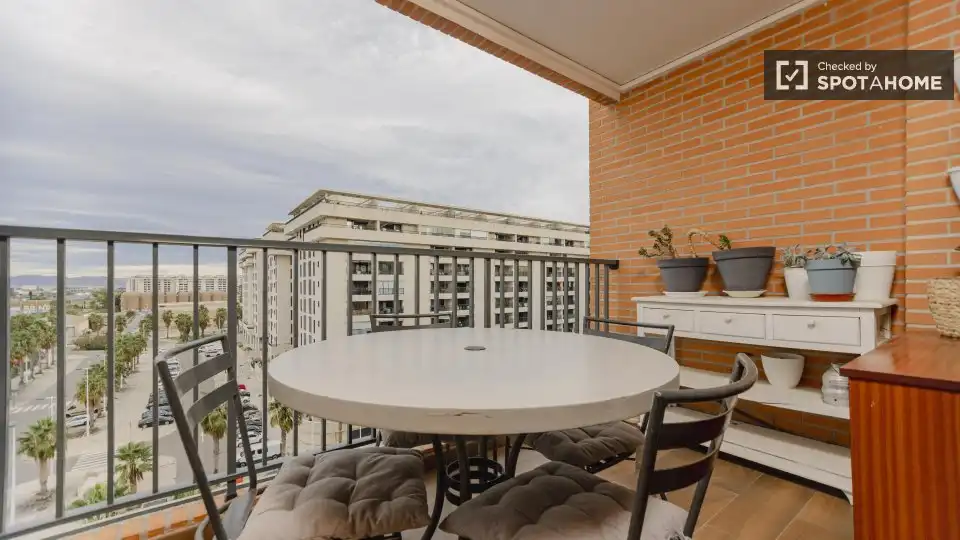 Appartamento con terrazza in affitto a La Patacona, imagen 9