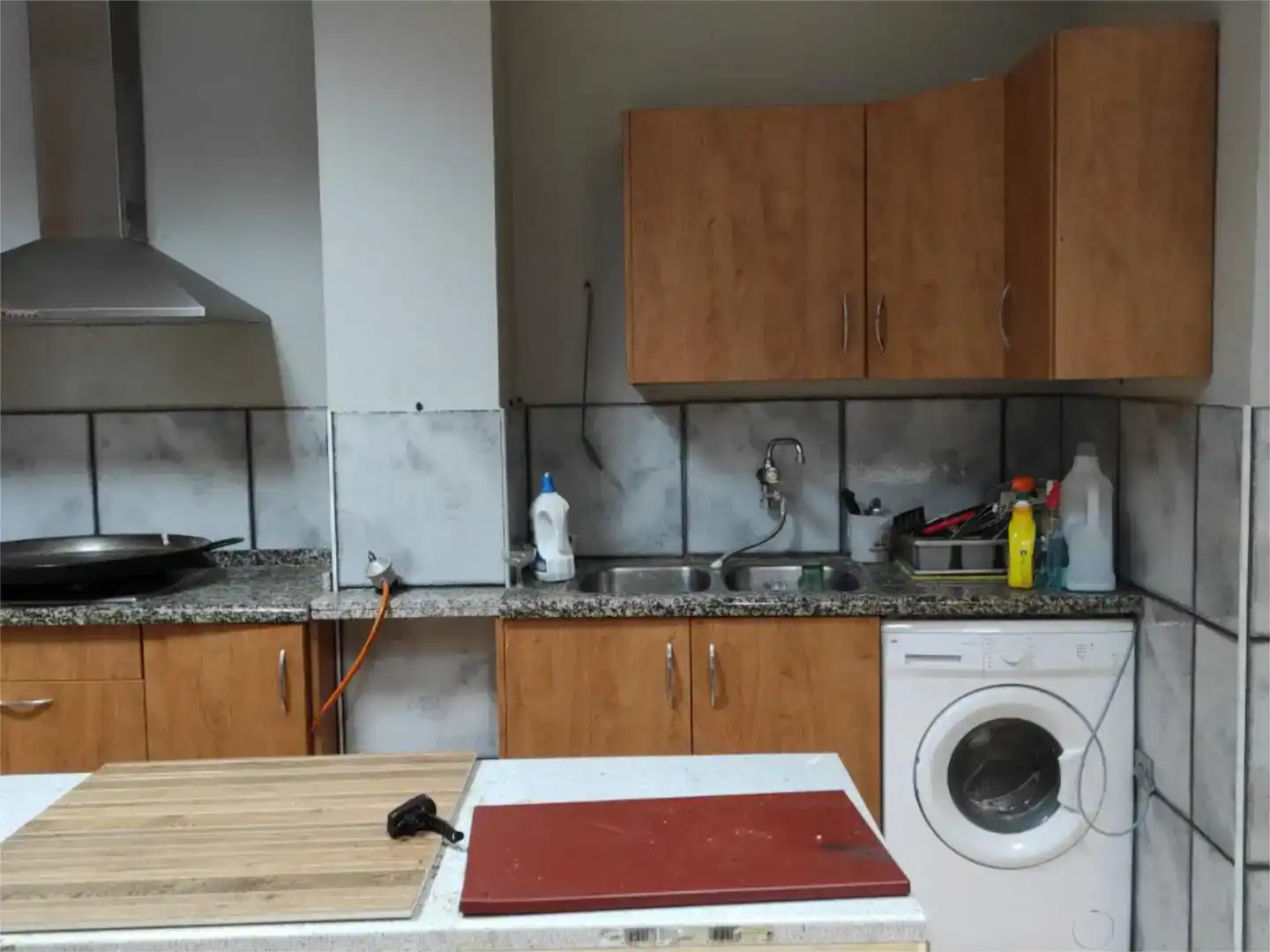 Cuina de Casa adosada en venda en Vila-real amb Aire condicionat i Balcó