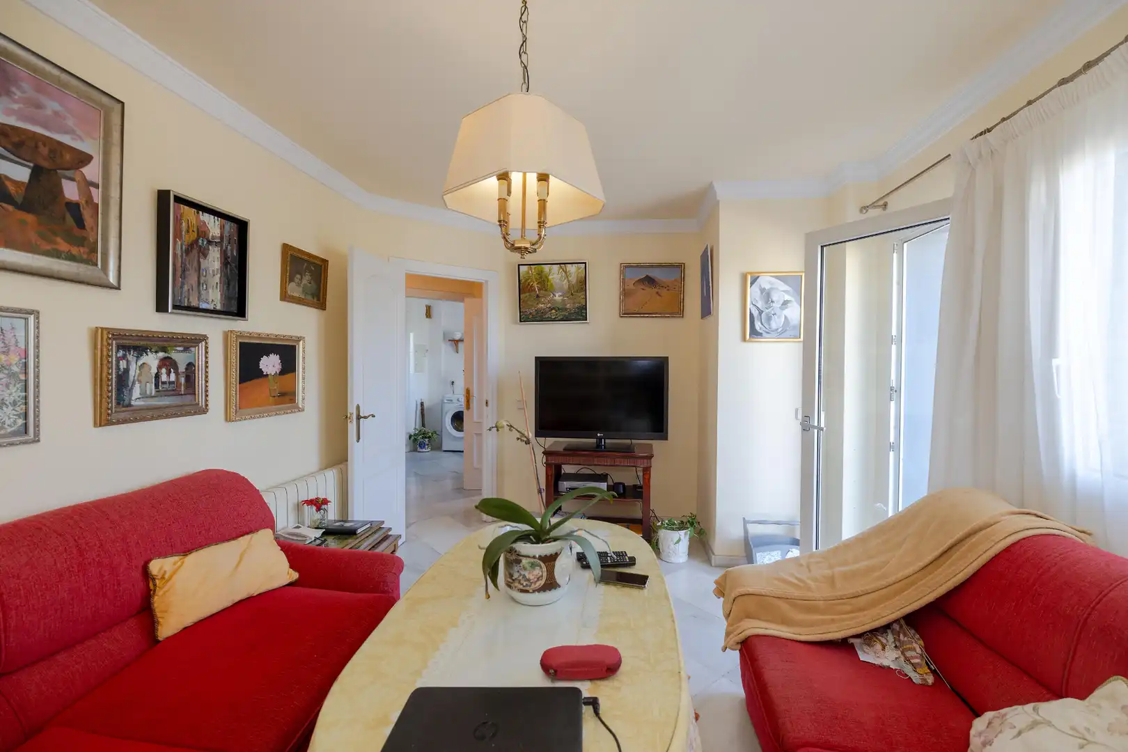Sala de estar de Casa o chalet en venta en Málaga con Jardín privado, Terraza y Piscina