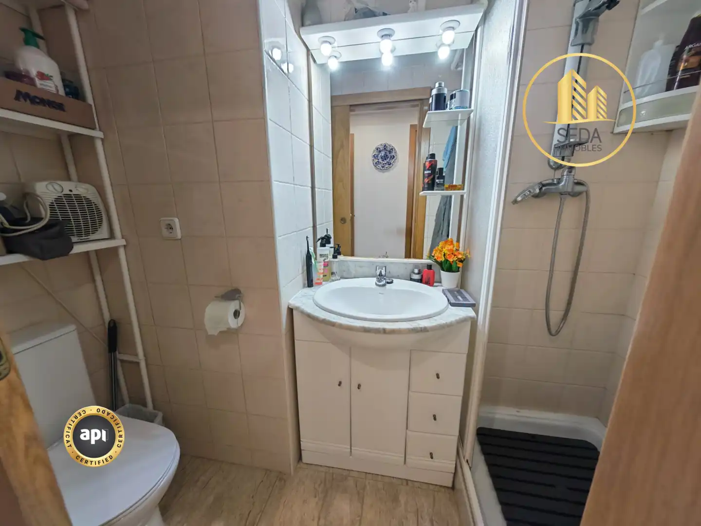 Baño de Planta baja en venta en Sant Celoni con Aire acondicionado, Calefacción y Terraza