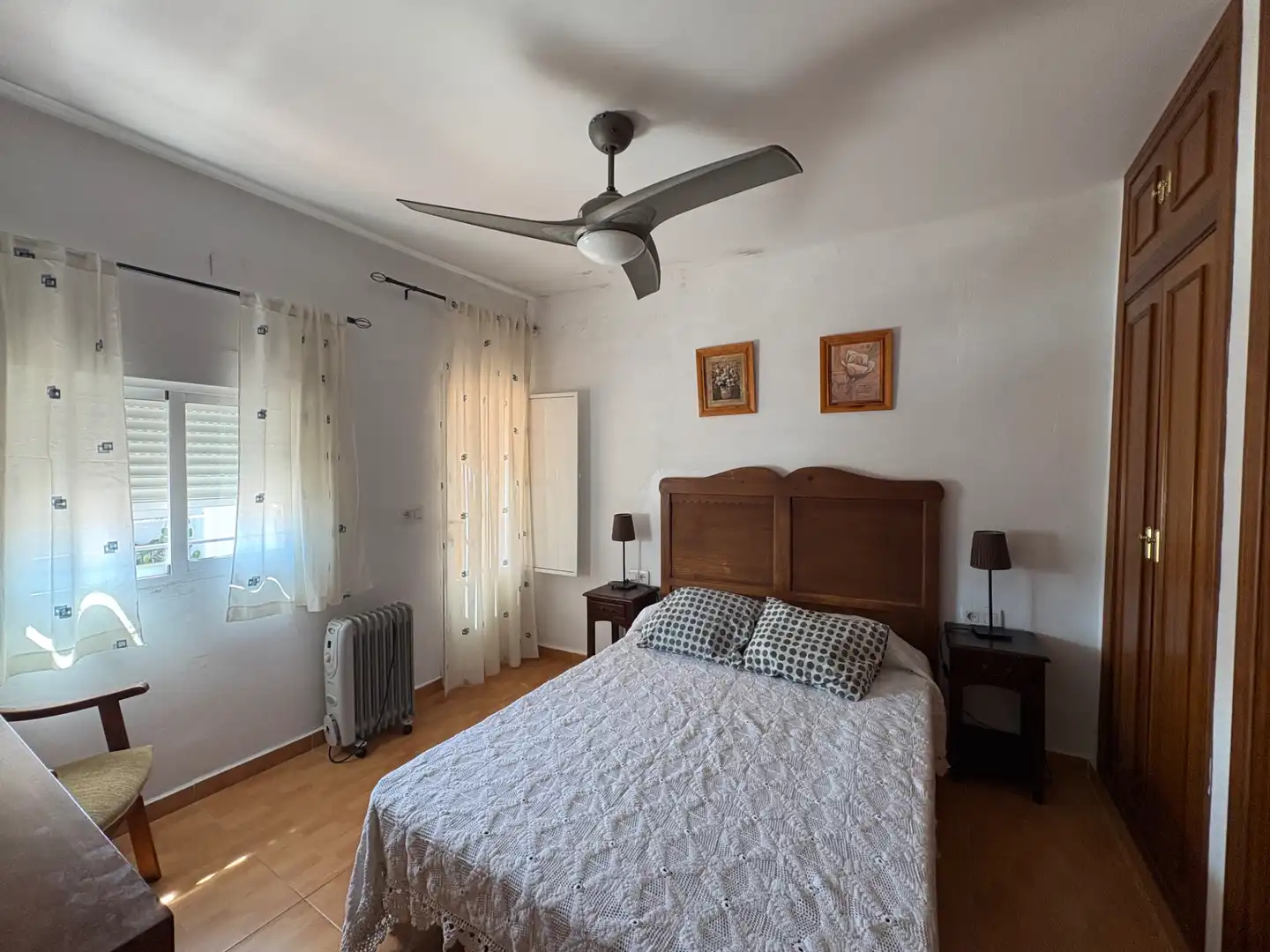 Schlafzimmer von Haus oder Chalet zum Verkauf in Llerena mit Terrasse, Möbliert und Ofen