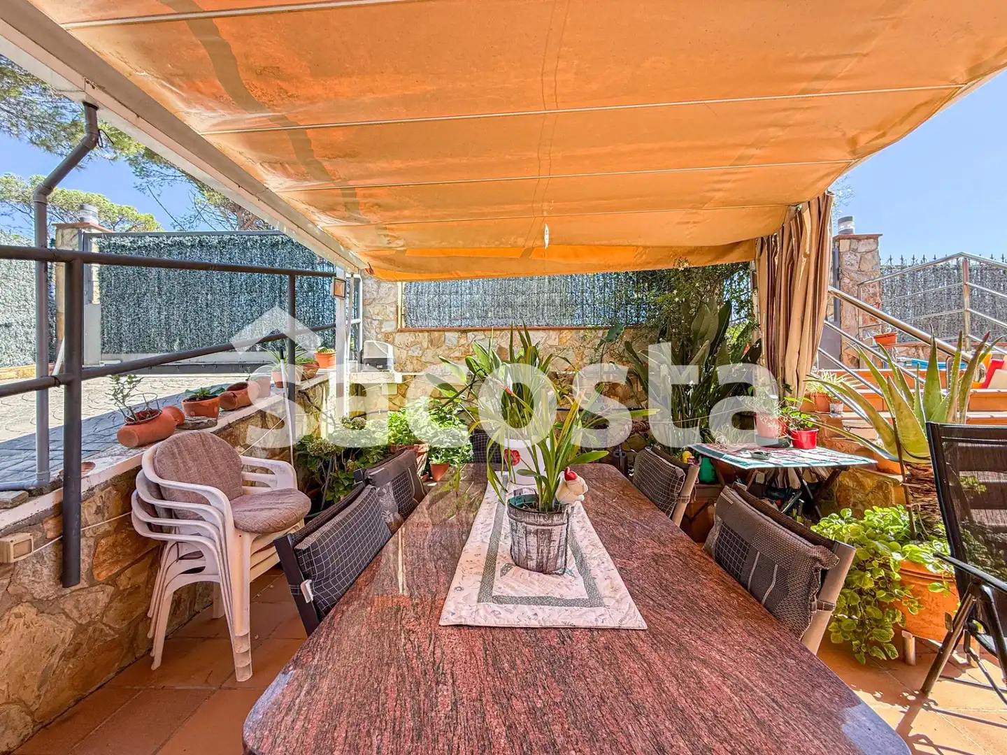 Terrassa de Casa o xalet en venda en Blanes amb Aire condicionat, Jardí privat i Terrassa