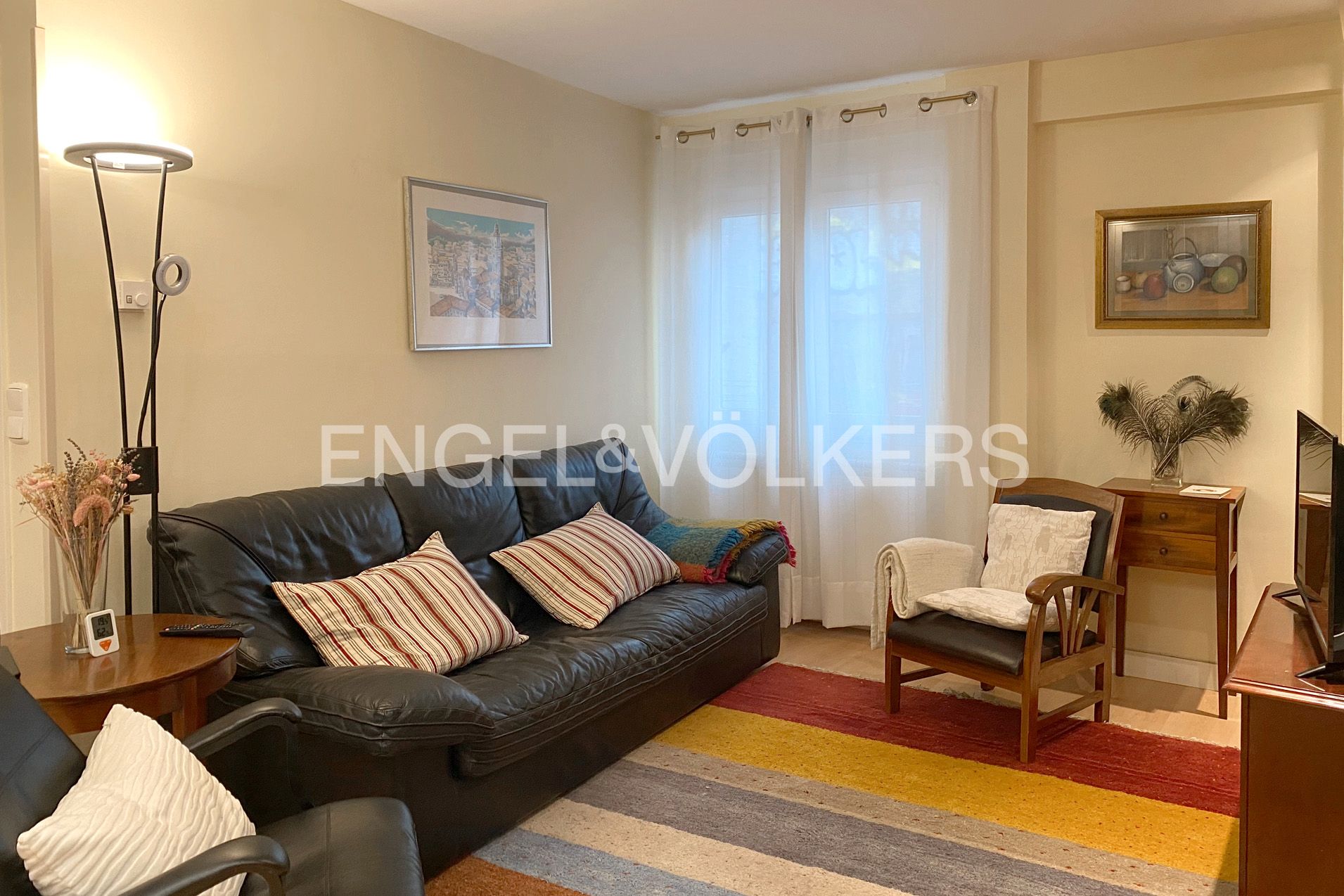 Sala d'estar de Apartament en venda en Donostia - San Sebastián  amb Calefacció