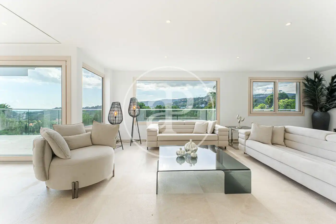 Sala d'estar de Casa o xalet en venda en  Palma de Mallorca amb Aire condicionat, Calefacció i Terrassa
