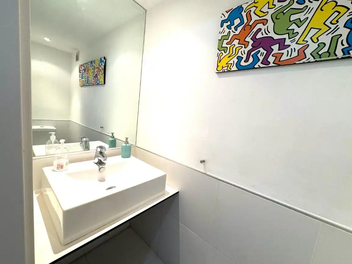 Bany de Loft de lloguer en Madrid amb Aire condicionat, Calefacció i Terrassa