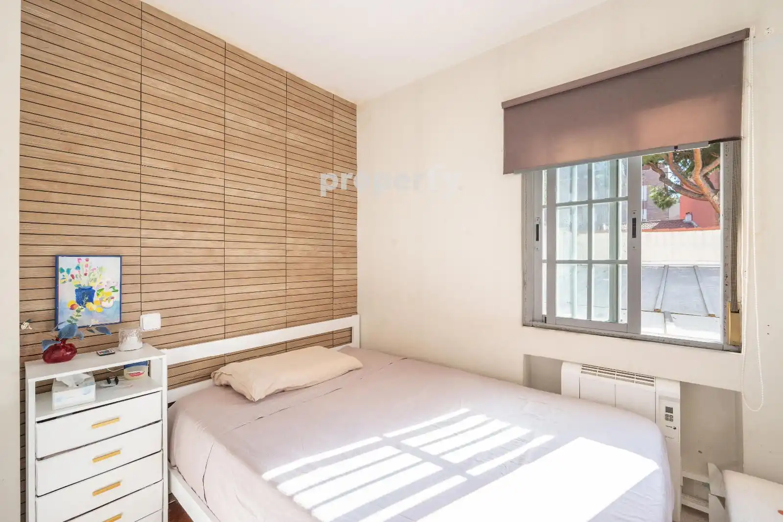 Bedroom of Flat for sale in Madrid  with Heating, Parquet flooring and Furnished