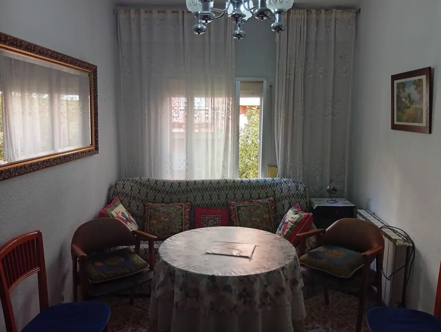 Sala de estar de Piso en venta en Madrid con Calefacción, Terraza y Amueblado