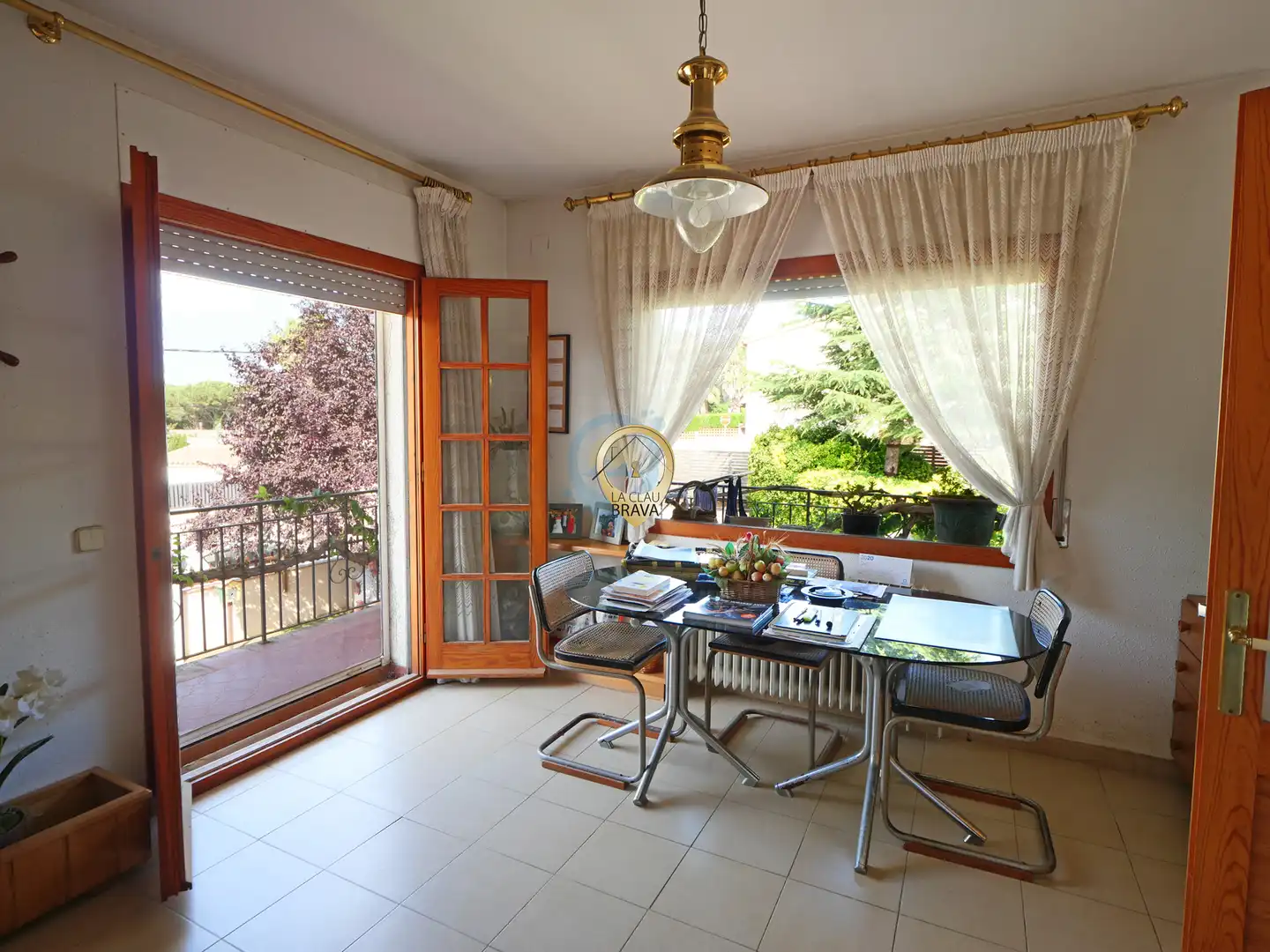 Menjador de Casa o xalet en venda en Santa Cristina d'Aro amb Calefacció, Jardí privat i Terrassa