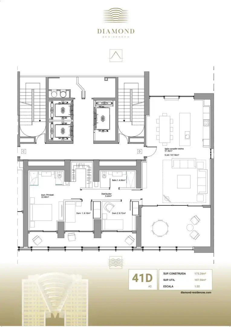 Appartement compact avec terrasse à vendre à Avenida MEXICO, imagen 2