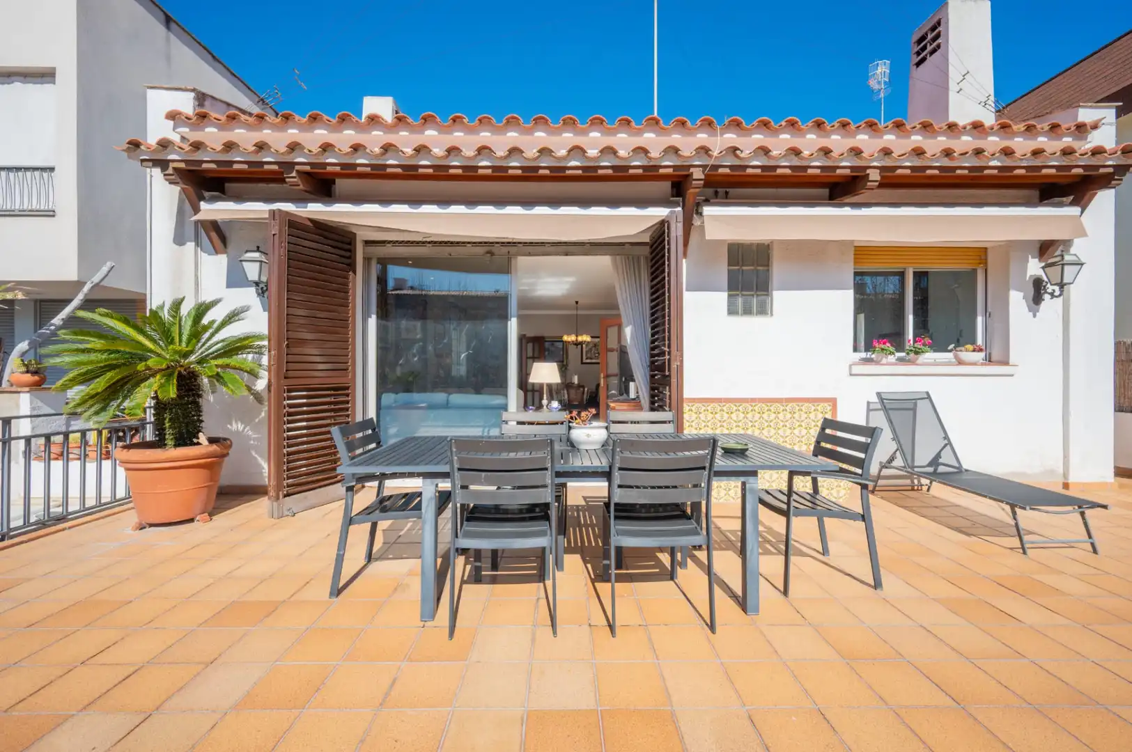 Terraza de Casa o chalet en venta en Mataró con Calefacción, Jardín privado y Terraza