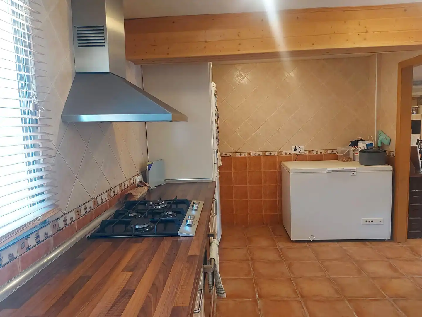 Cocina de Casa o chalet en venta en Navas del Rey con Aire acondicionado, Calefacción y Jardín privado