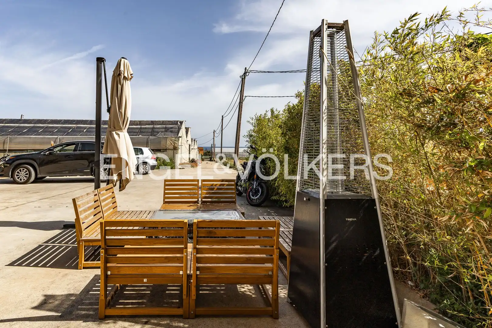 Terrace of Houses for rent in El Masnou  with Air Conditioner, Heating and Furnished