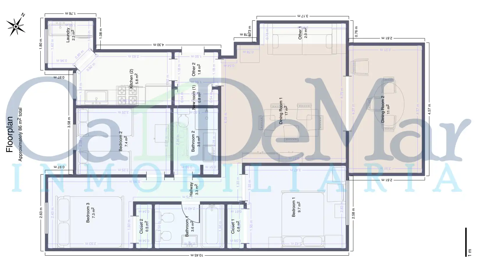 Apartment with pool for sale in Carrer Camp de Morvedre 16, imagen 43