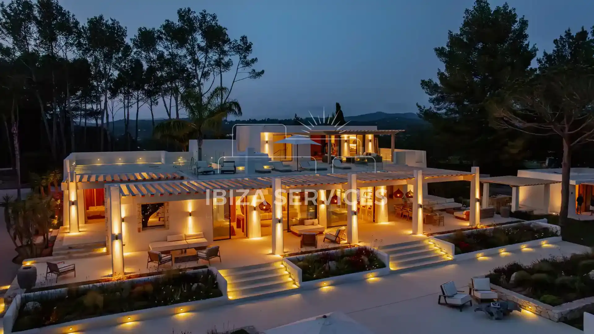 Terrasse von Haus oder Chalet zum Verkauf in Santa Eulària des Riu mit Klimaanlage und Schwimmbad