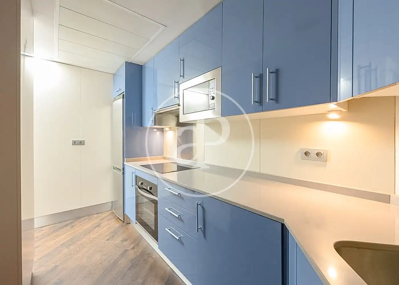 Kitchen of Flat for rent in Madrid  with Air Conditioner, Heating and Terrace