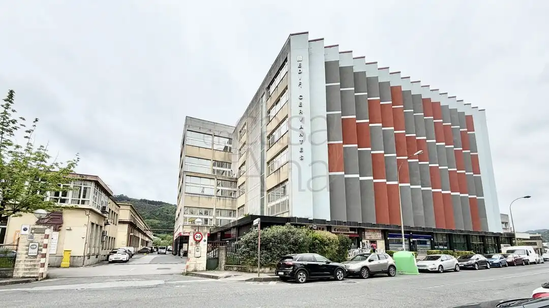Vista exterior de Nave industrial en venta en Basauri 