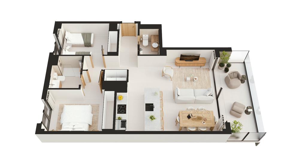 Photo 1 from new construction home in Flat for sale in Passeig del Mar, 27, Platja Gran, Girona