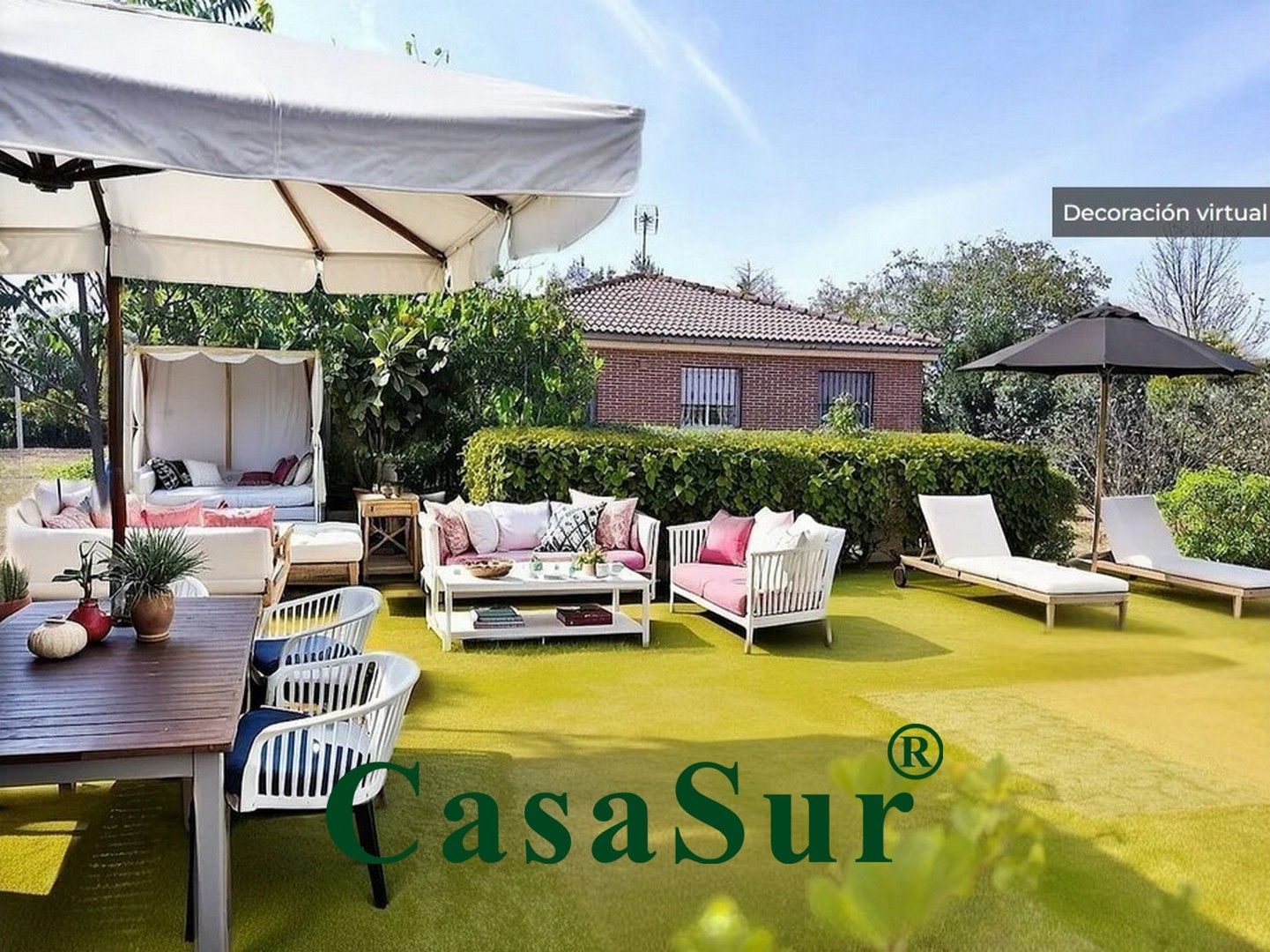 Terrassa de Casa o xalet en venda en Cubillas de Santa Marta amb Calefacció, Jardí privat i Terrassa