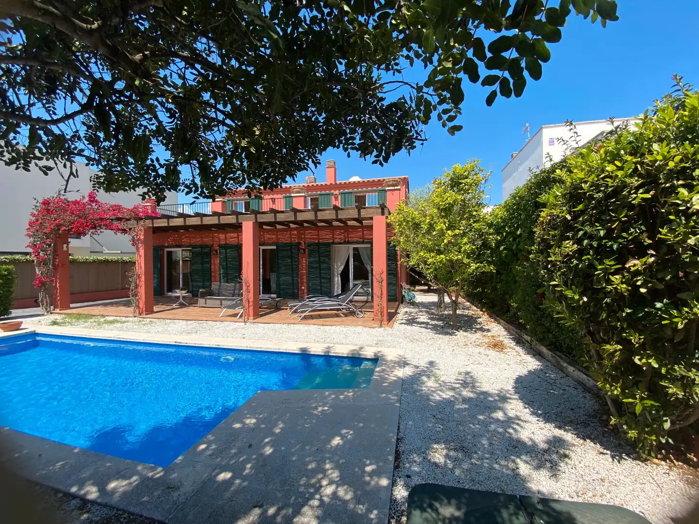 Piscina de Casa o chalet de alquiler en Sant Feliu de Guíxols con Aire acondicionado, Jardín privado y Terraza
