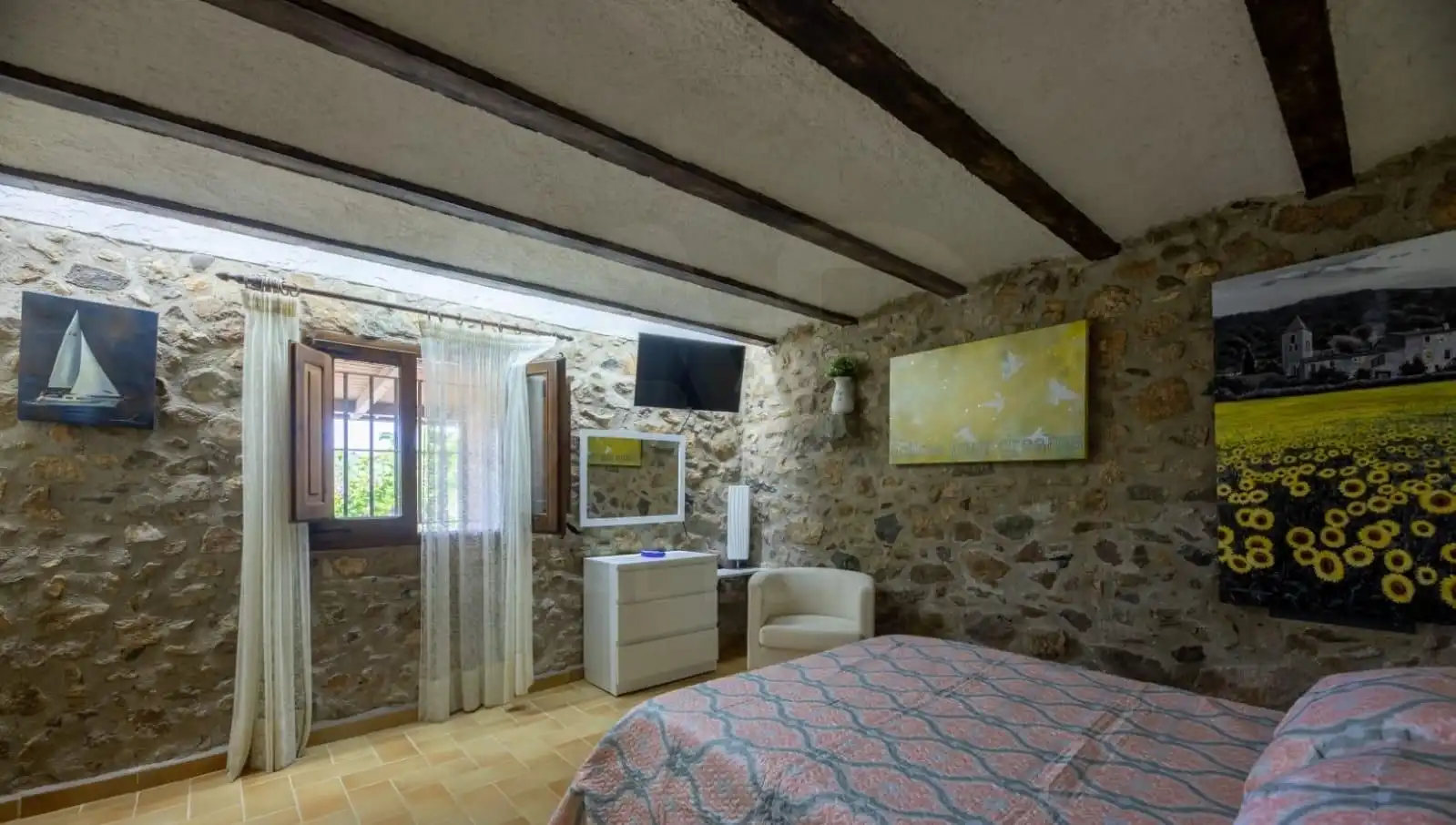 Bedroom of Houses for sale in La Cellera de Ter  with Terrace and Swimming Pool