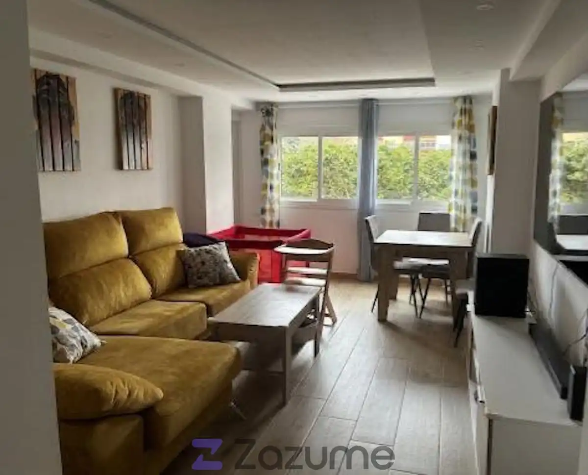 Living room of Flat for rent in Las Palmas de Gran Canaria  with Furnished, Oven and Washing machine