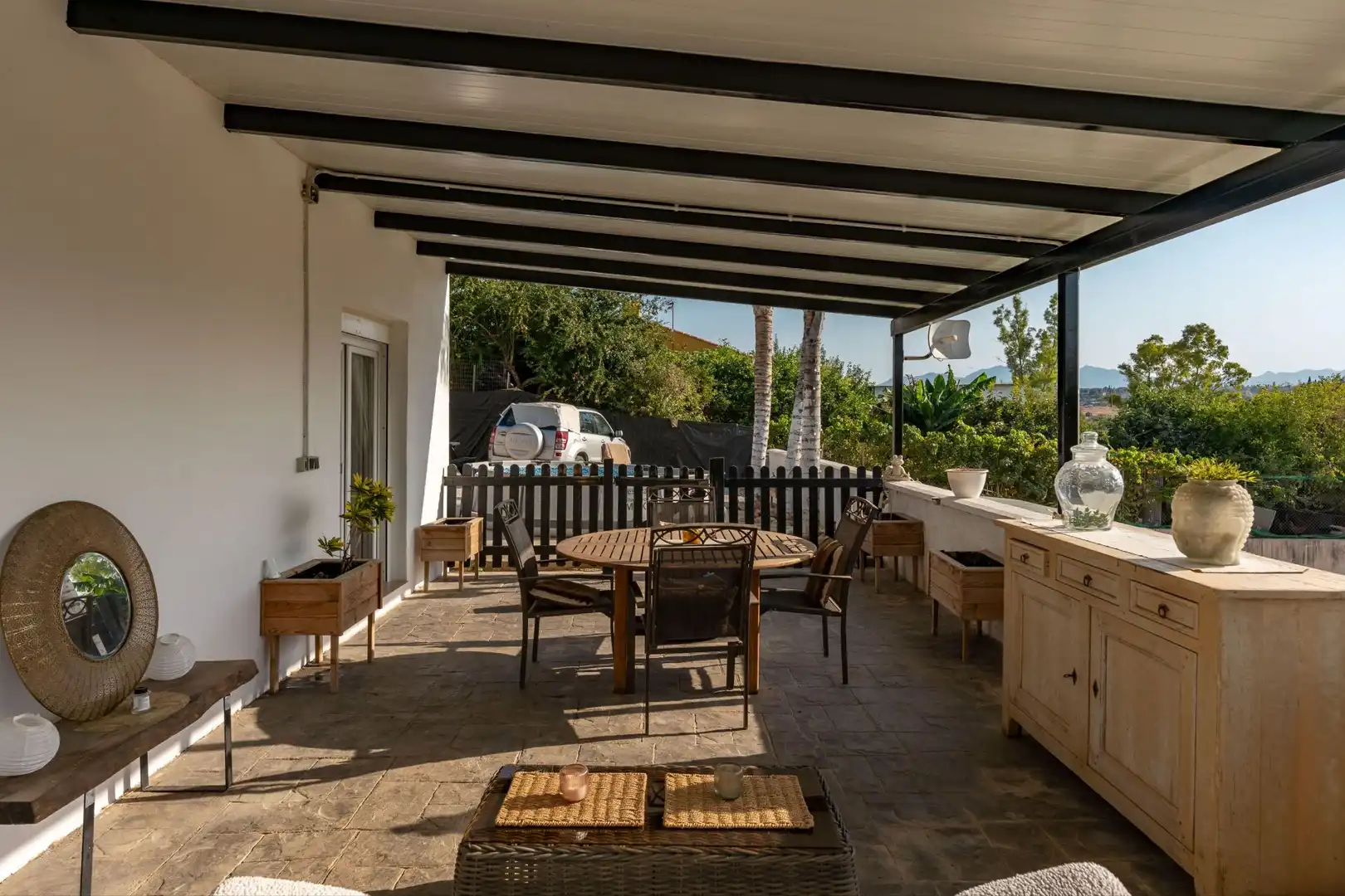 Terraza de Finca rústica en venta en Cártama con Aire acondicionado y Trastero