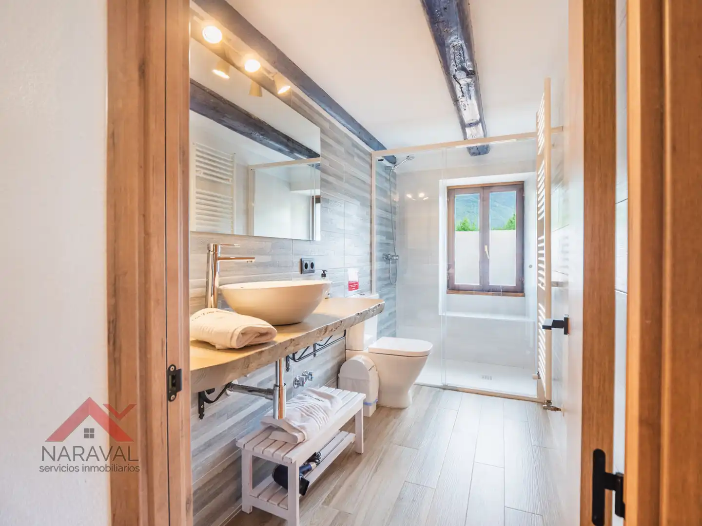 Baño de Casa o chalet en venta en Fiscal con Aire acondicionado, Calefacción y Jardín privado