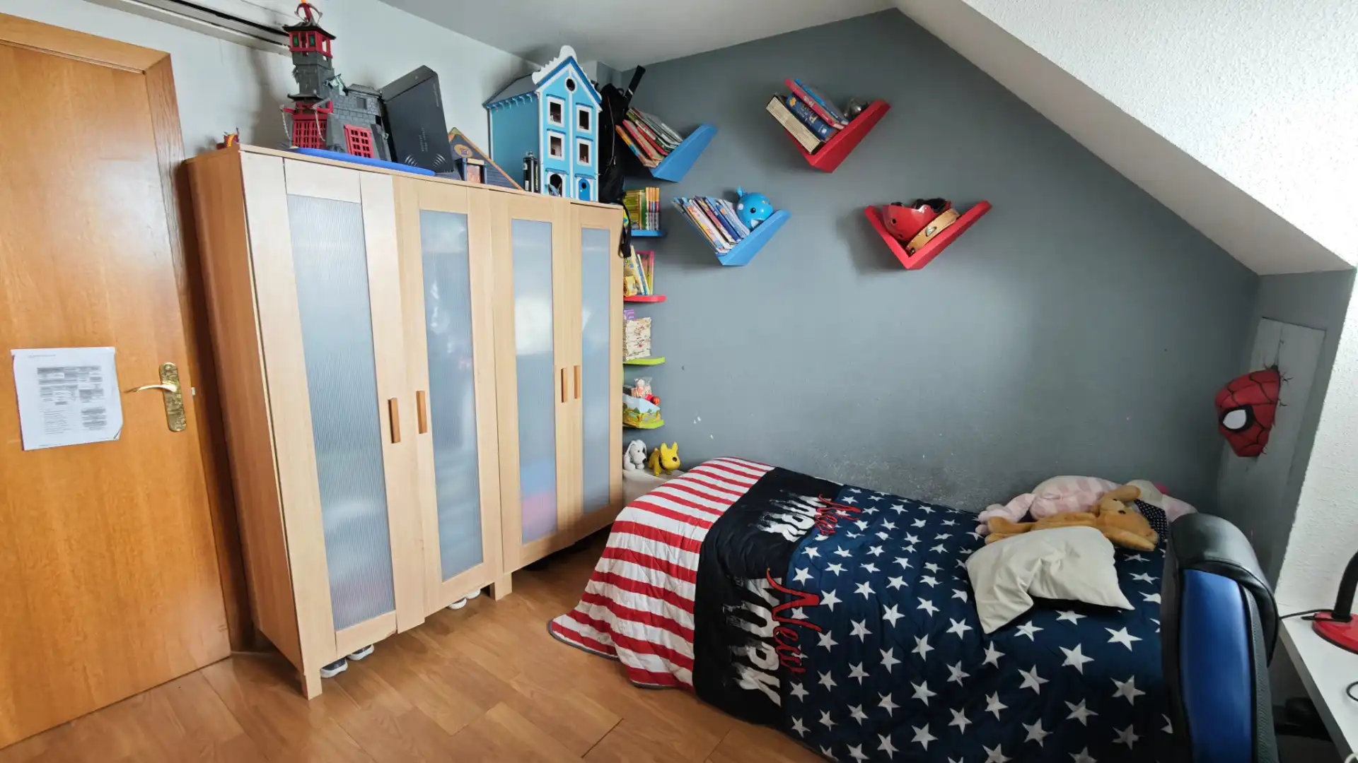 Schlafzimmer von Maisonette zum Verkauf in Leganés mit Klimaanlage, Heizung und Parkett