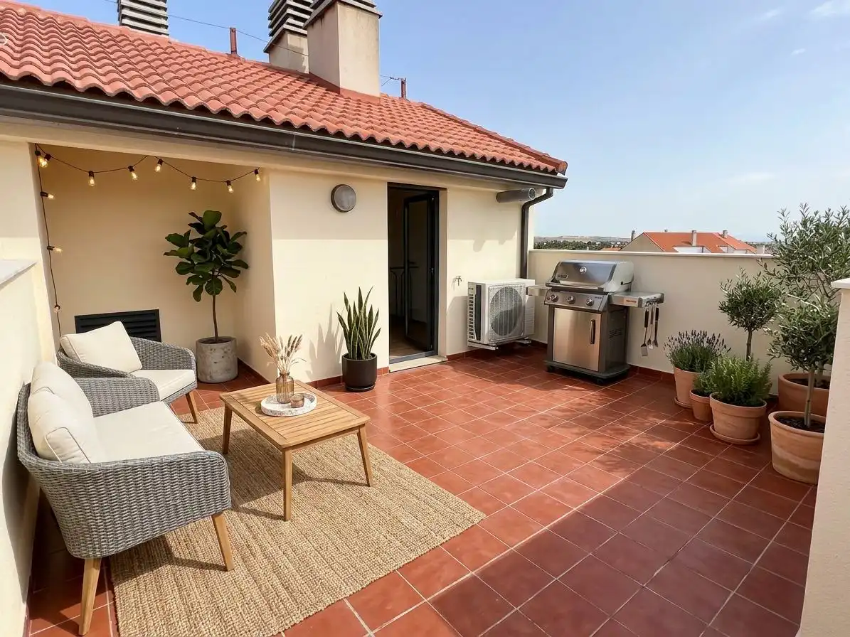 Terrace of Flat for sale in Cadrete, Zaragoza