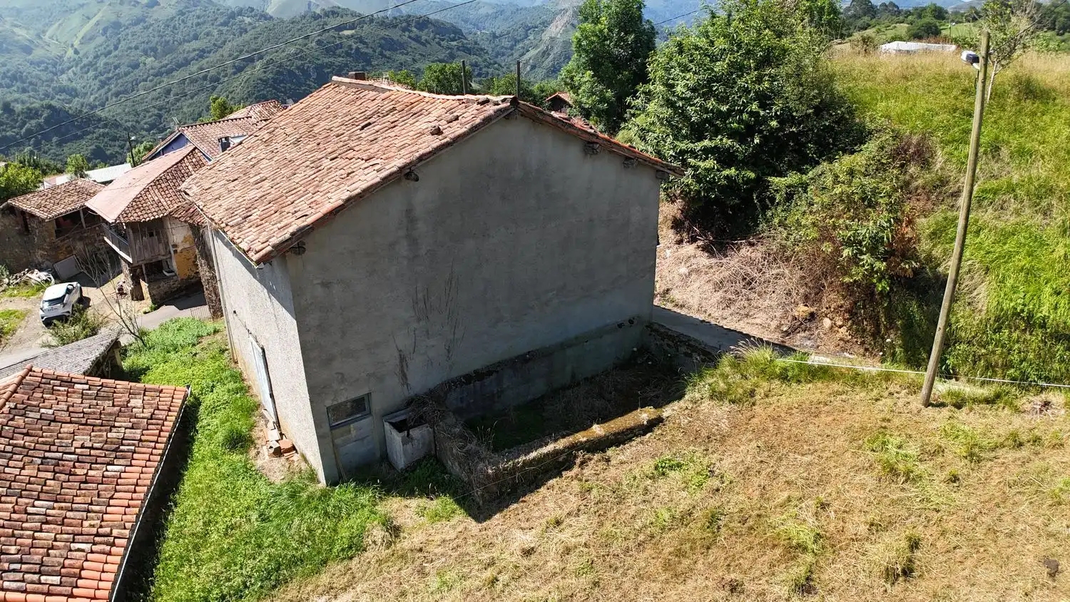 Vista exterior de Casa o chalet en venta en Piloña con Trastero y Piscina