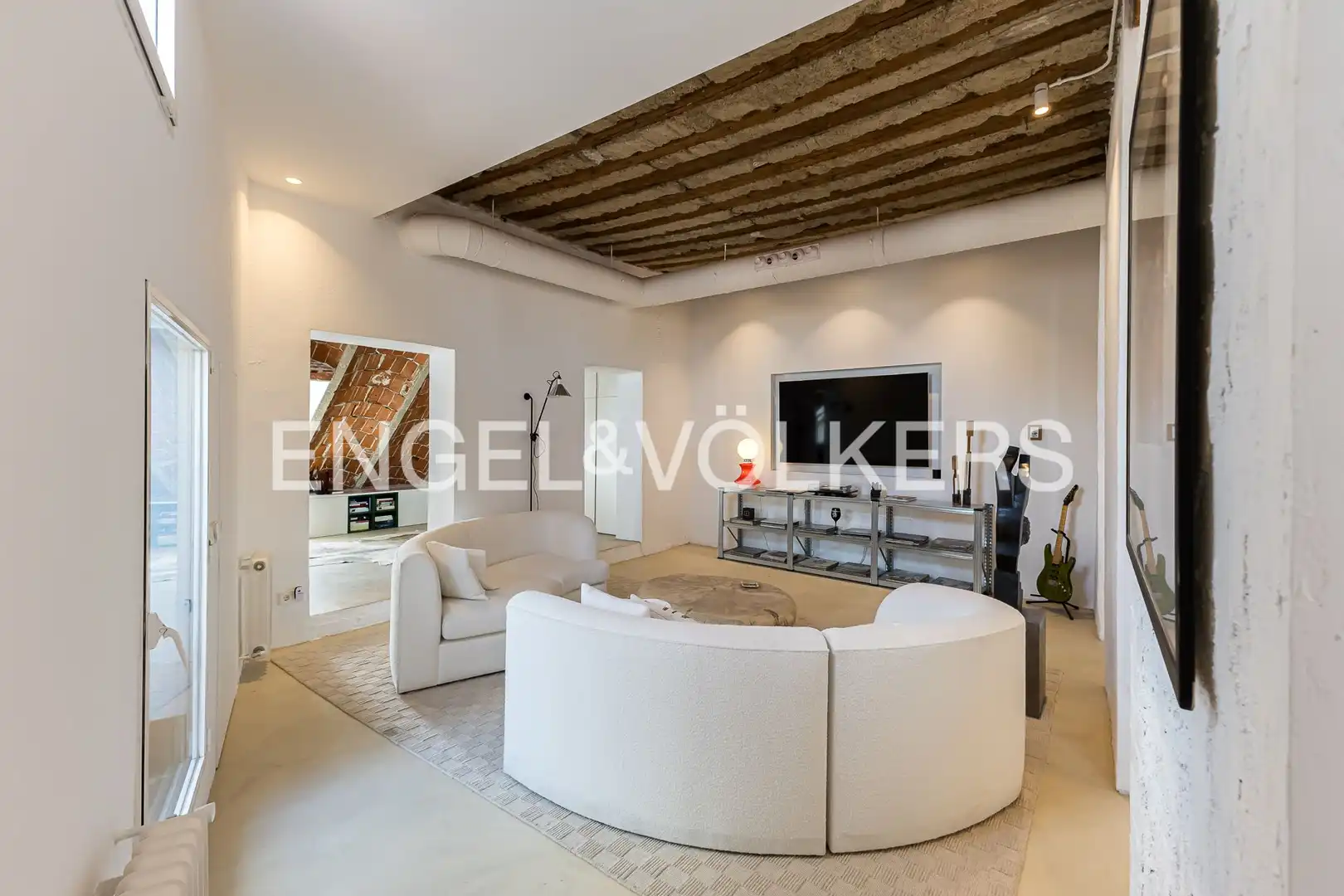 Sala d'estar de Àtic en venda en Madrid amb Aire condicionat, Calefacció i Terrassa