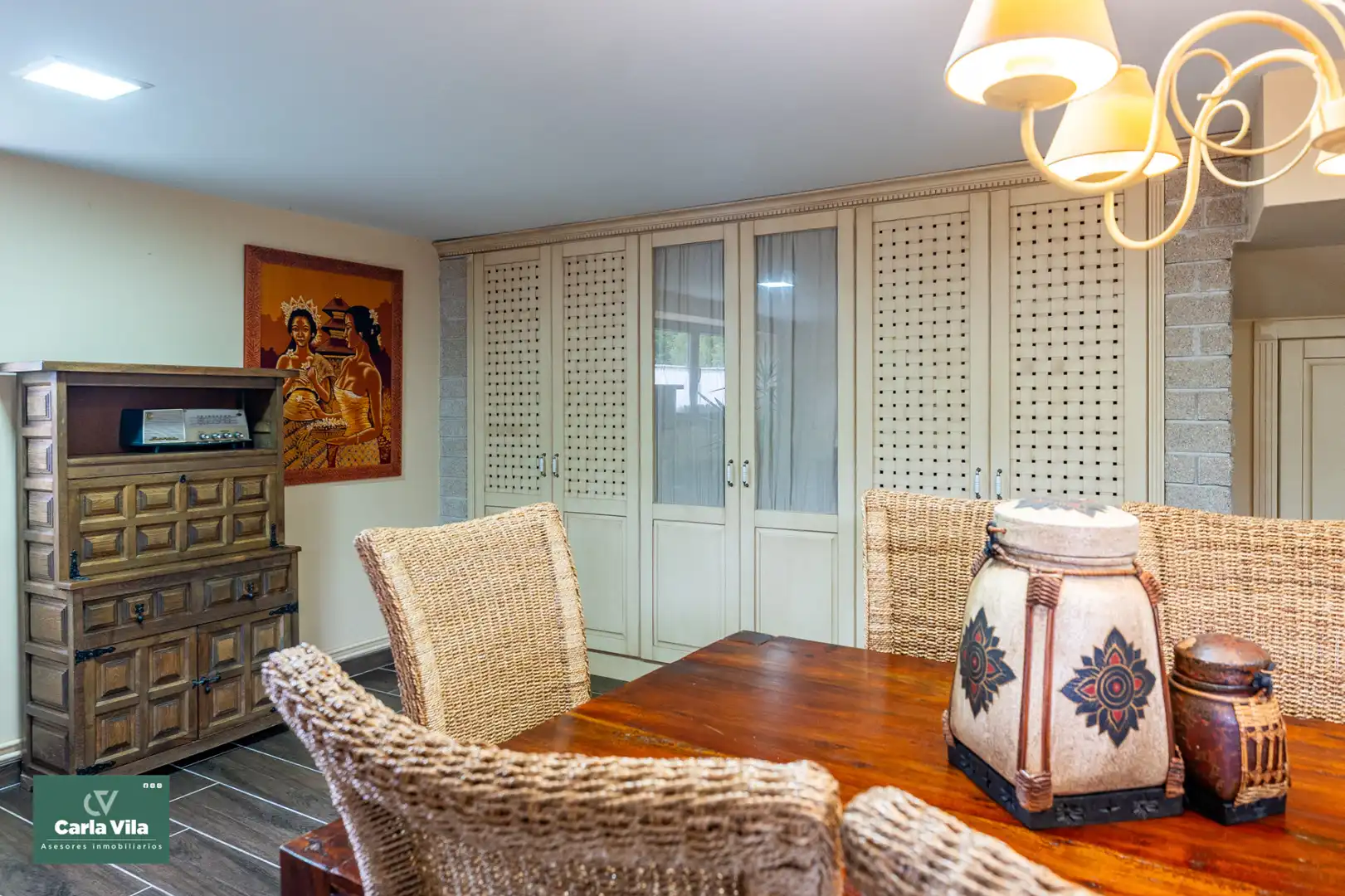 Dining room of Houses for sale in Lugo  with Heating, Private garden and Parquet flooring