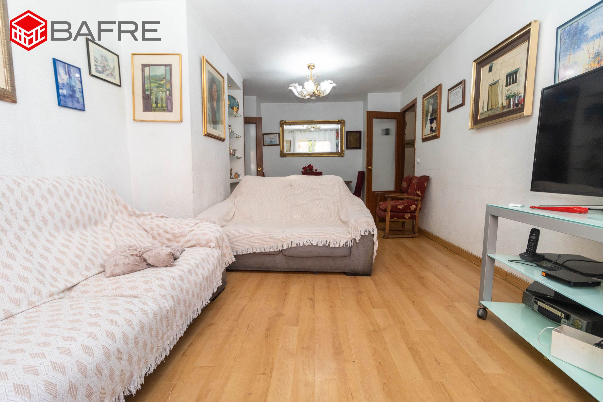 Bedroom of Flat for sale in  Madrid Capital  with Air Conditioner and Heating