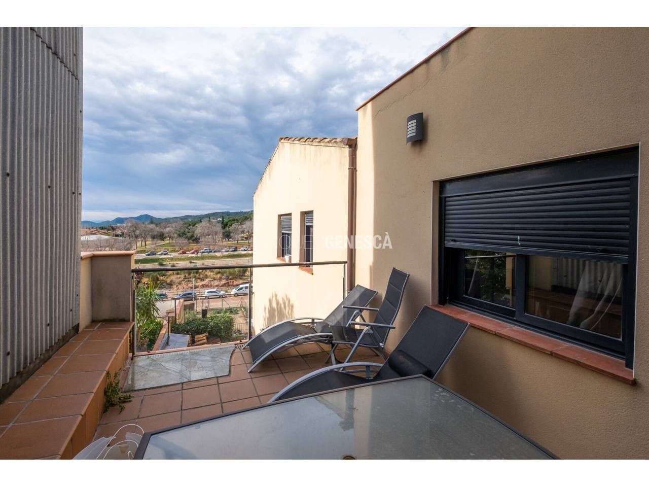 Terrasse von Wohnung zum verkauf in Matadepera mit Heizung, Parkett und Terrasse