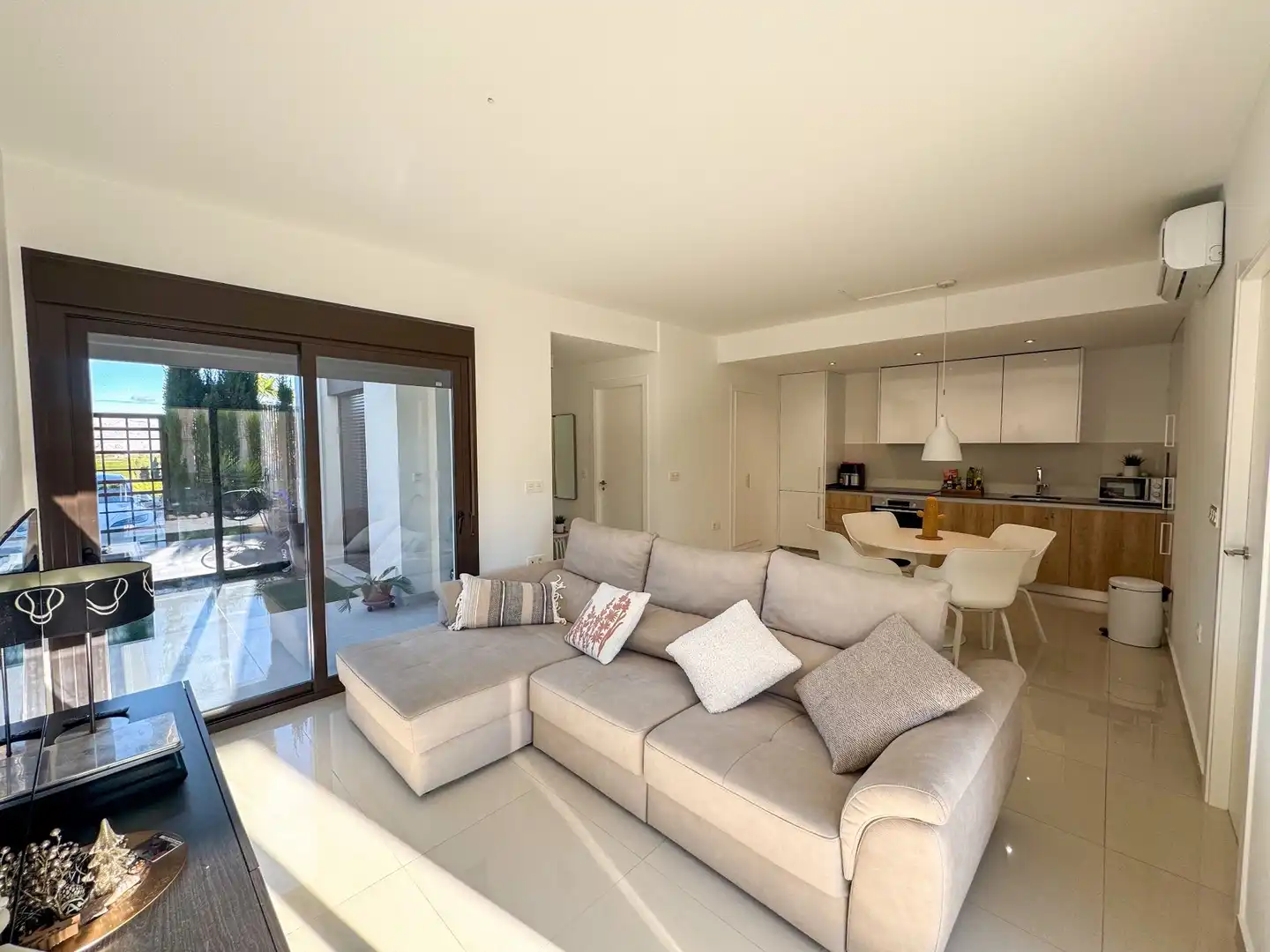 Wohnzimmer von Haus oder Chalet zum Verkauf in Algorfa mit Klimaanlage, Heizung und Privatgarten