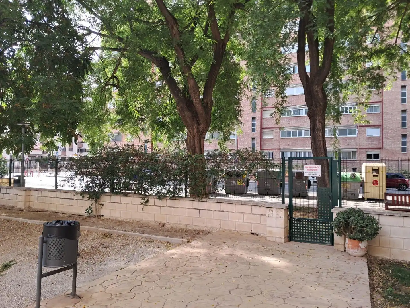 Parking of Flat for rent in Murcia  with Air Conditioner, Heating and Private garden